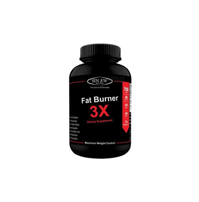 Sinew Nutrition Natural Fat Burner 3X (Green Tea, Green Coffee & Garcinia Cambogia Extract) - 700mg