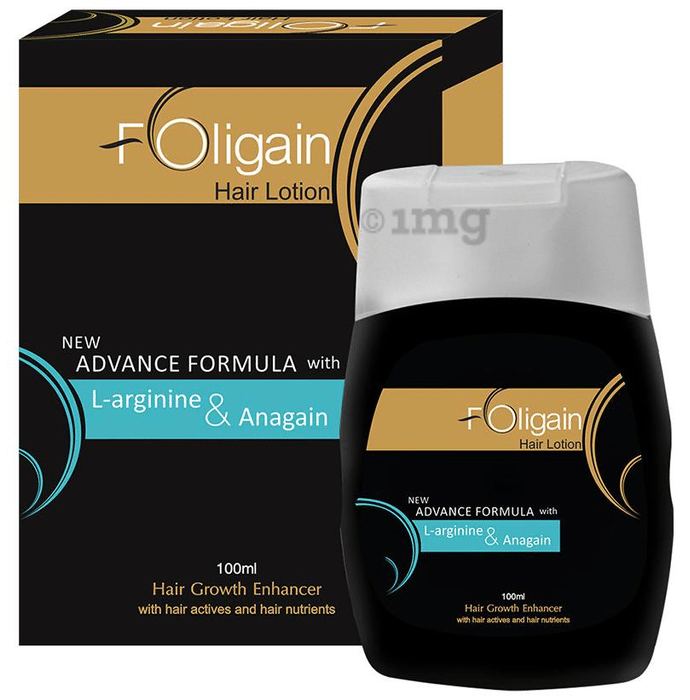 Foligain Hair Lotion with L-Arginine & Anagain | Supports Hair Growth