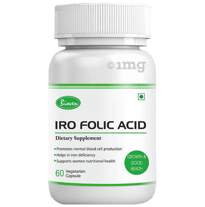 Bioven Iro Folic Acid Vegetarian Capsule