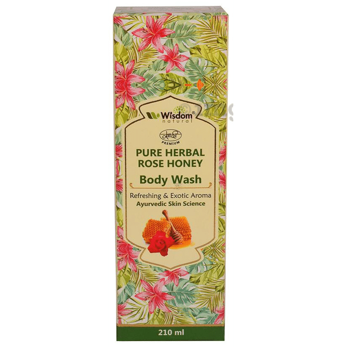 Wisdom Natural Pure Herbal Body Wash Rose Honey