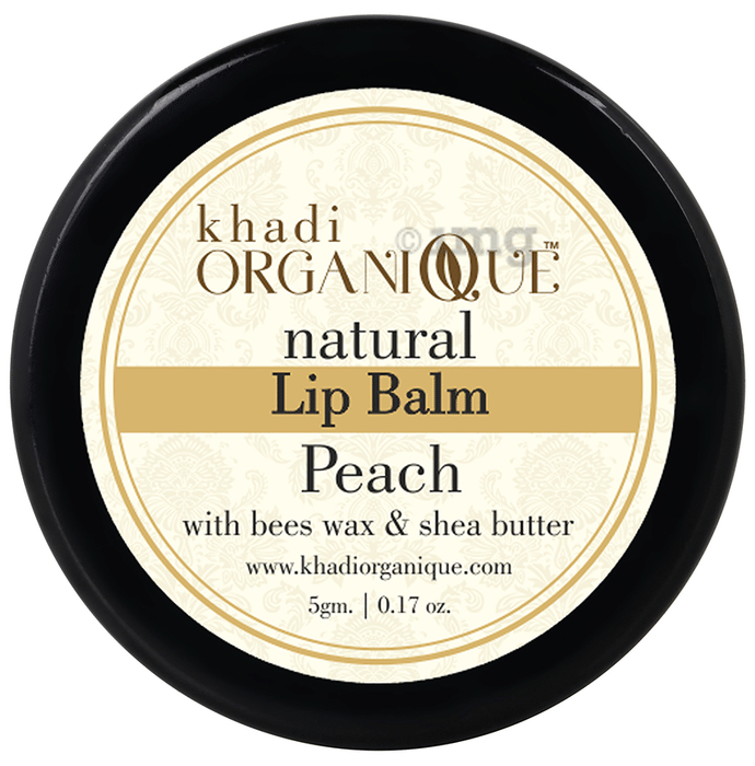 Khadi Organique Natural Lip Balm Peach