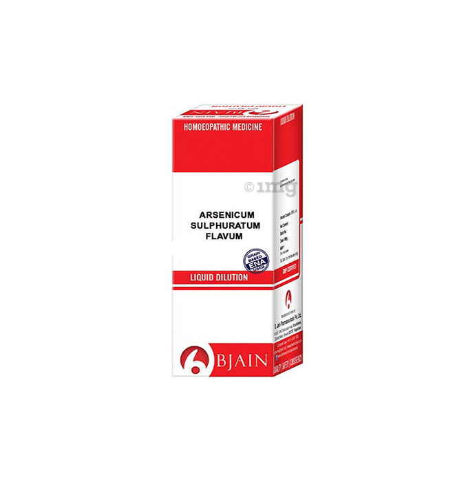 Bjain Arsenicum Sulphuratum Flavum Dilution 10M CH
