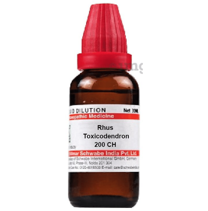 Dr Willmar Schwabe India Rhus Toxicodendron Dilution 200 CH