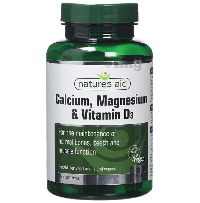 Natures Aid Calcium, Magnesium & Vitamin D3 Tablet