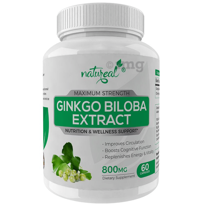 Natureal Ginkgo Biloba Extract 800mg Capsule