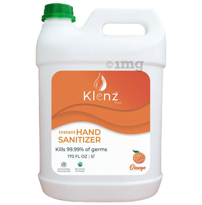 Klenz Plus Instant Hand Sanitizer Orange