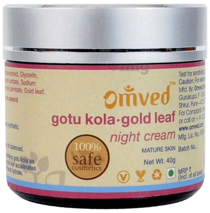 Omved Gotu Kola Anti-Ageing Night Cream