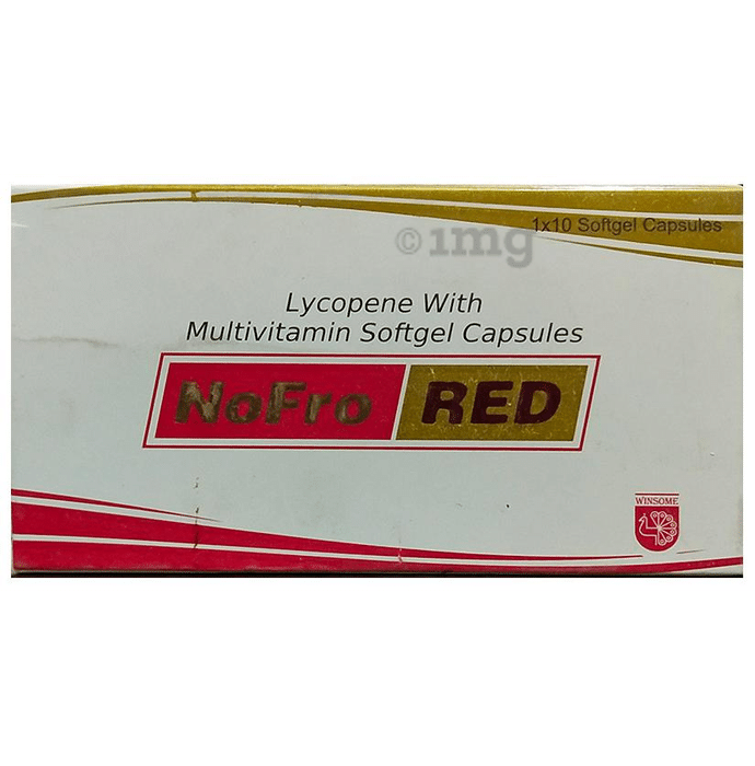Nofro Red Soft Gelatin Capsule