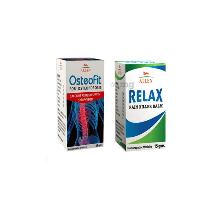 Allen Anti Osteoporosis Combo (Osteofit Tablet + Relax Pain Killer Balm)