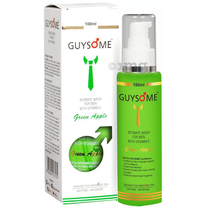 Guysome Intimate Wash for Men Green Apple