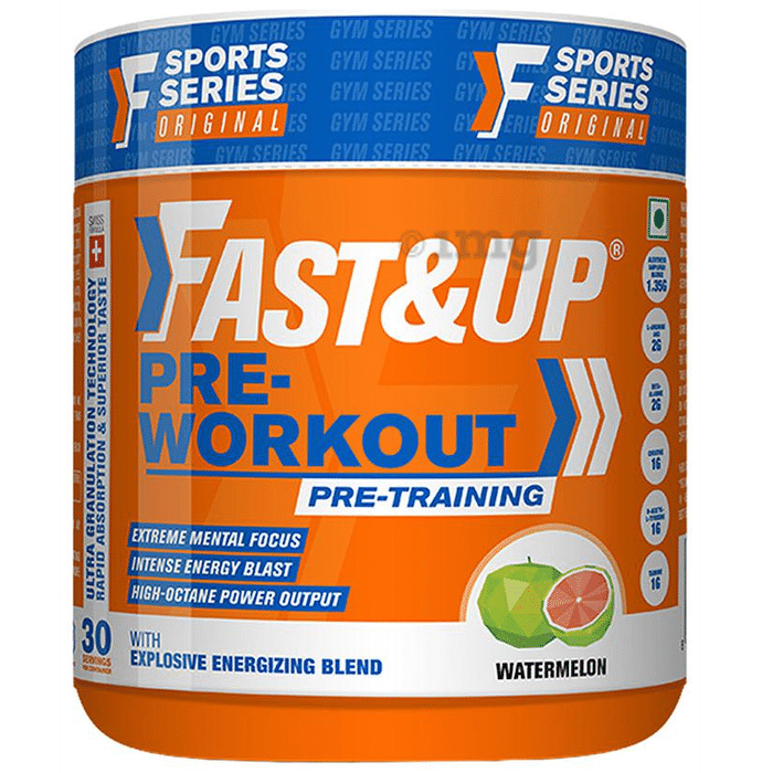 Fast&Up Pre-Workout & Pre-Training Powder | For Energy