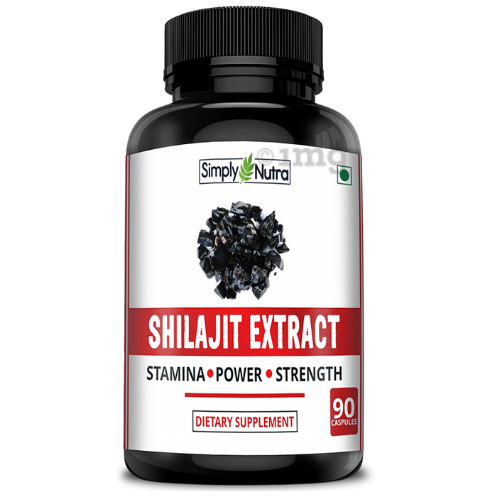 Simply Nutra Shilajit Extract Vegetarian Capsules