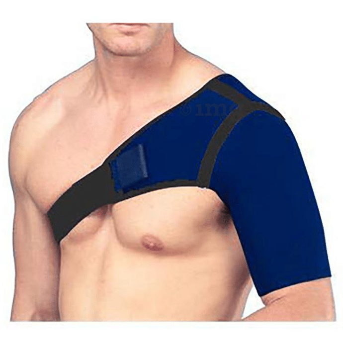 Kudize Shoulder Support with Adjustable Neoprene Stretch Strap Wrap Standard Multicolor