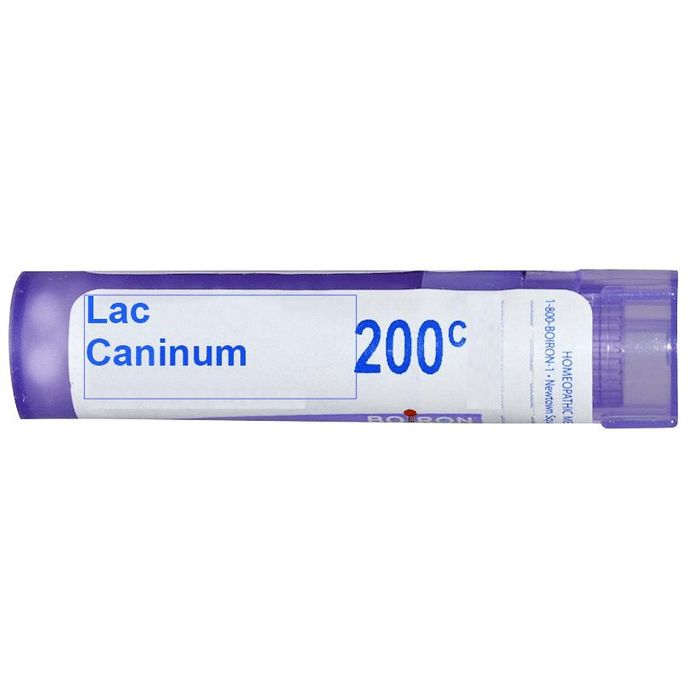 Boiron Lac Caninum Single Dose Approx 200 Microgranules 200 CH