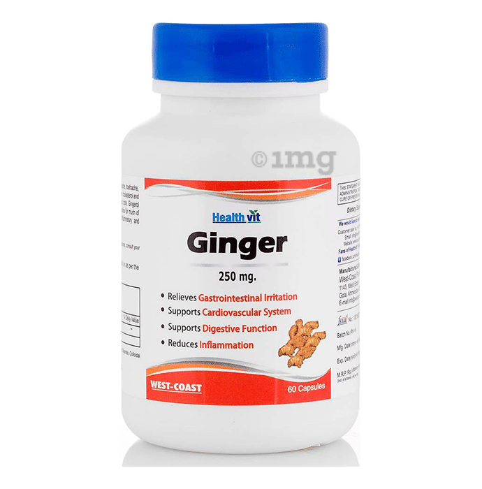 HealthVit Ginger 250mg Capsule