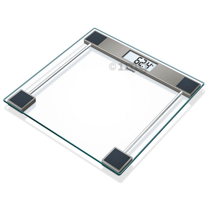 Beurer GS 11 Glass Bathroom/Weighing Scale Transparent
