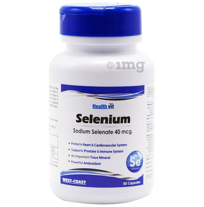 HealthVit Selenium 40mcg Capsule