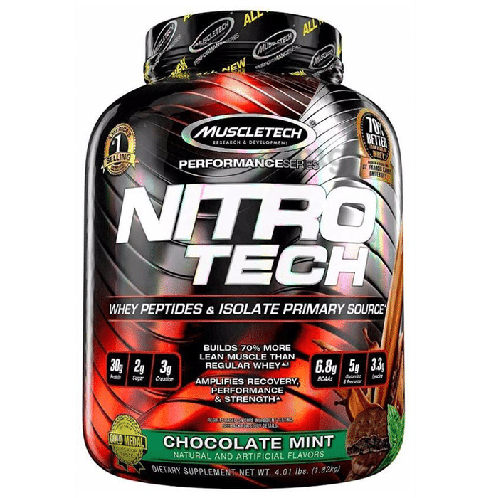 Muscletech Performance Series Nitro Tech Whey Isolate Chocolate Mint