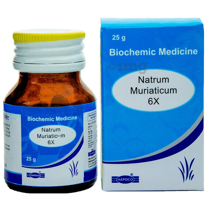 Hapdco Natrum Muriaticum Biochemic Tablet 6X