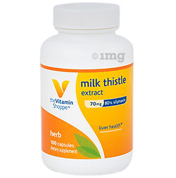 The Vitamin Shoppe Milk Thistle Extract 70mg Capsule
