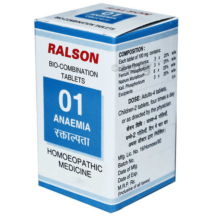 Ralson Remedies Bio-Combination 01 Tablet