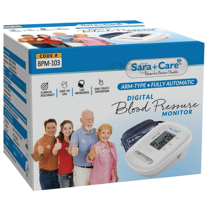 Sara+Care BPM 103 Digital Blood Pressure Monitor Arm Type