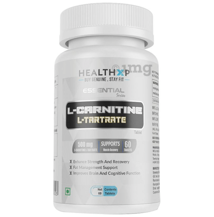 HealthXP L-Carnitine L-Tartrate 500mg Tablet