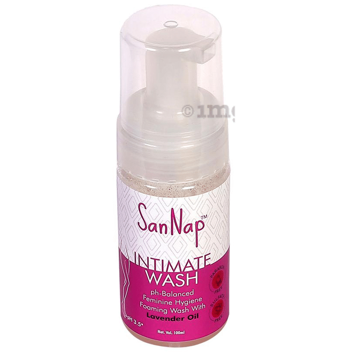 SanNap Feminine Intimate Hygiene Foaming Wash with Lavender Oil