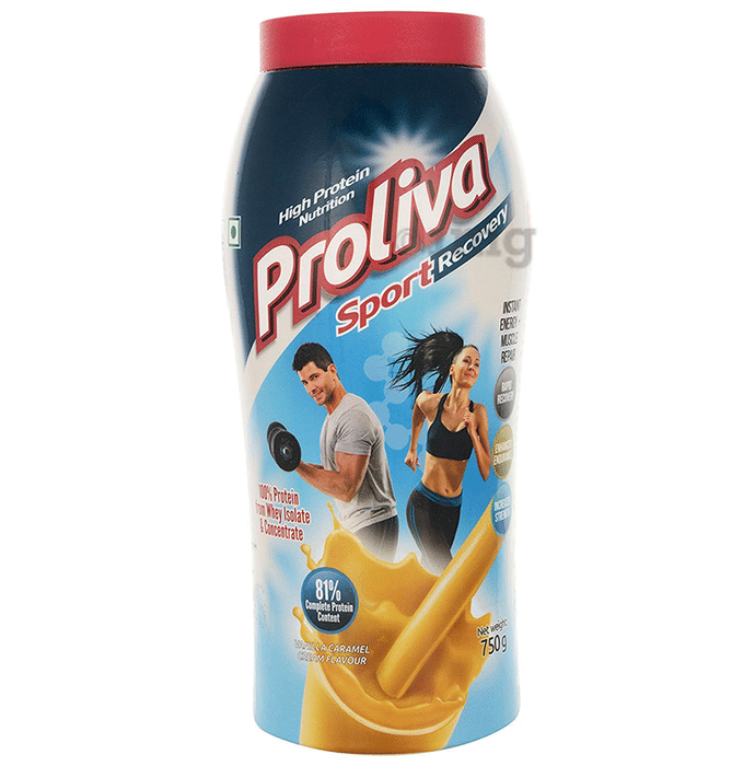 Nutrisattva Proliva Sport Recovery High Protein Powder Vanilla Caramel Cream