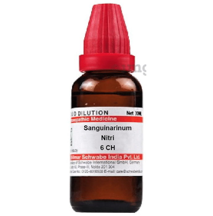 Dr Willmar Schwabe India Sanguinarinum Nitri Dilution 6 CH