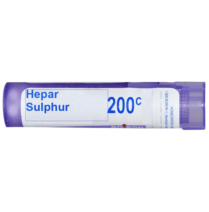 Boiron Hepar Sulphur Single Dose Approx 200 Microgranules 200 CH