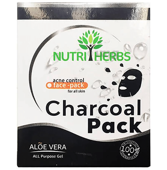 Nutriherbs Acne Control Charcoal Pack Aloe Vera