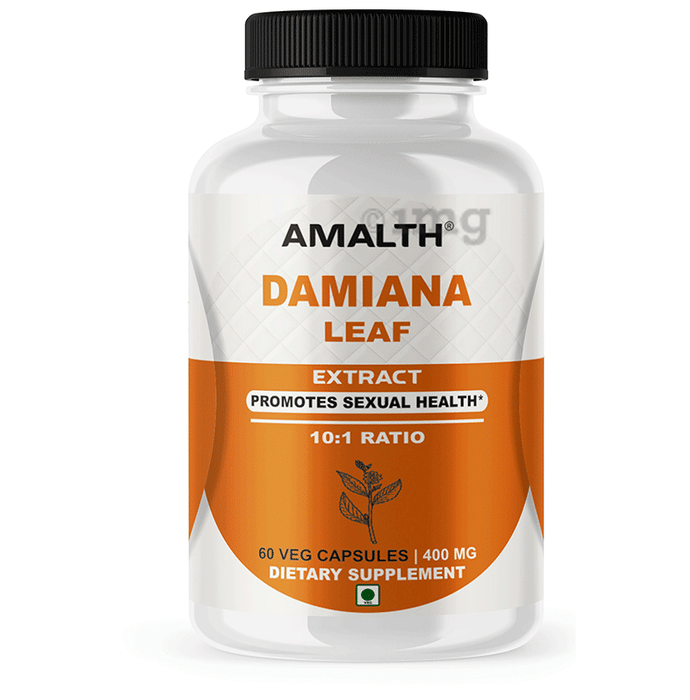 Amalth Damiana Leaf Extract Veg Capsules