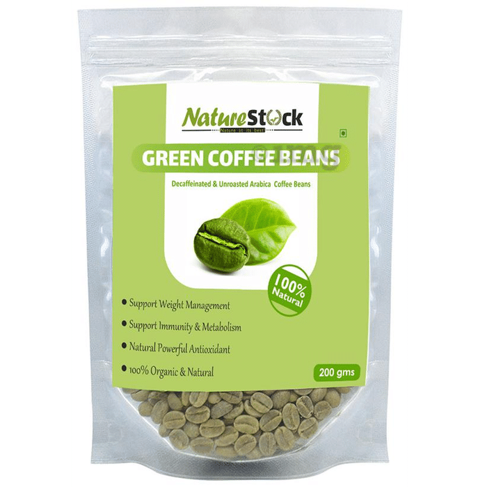 Nature Stock Decaffeinated & Unroasted Arabica Green Coffee Beans