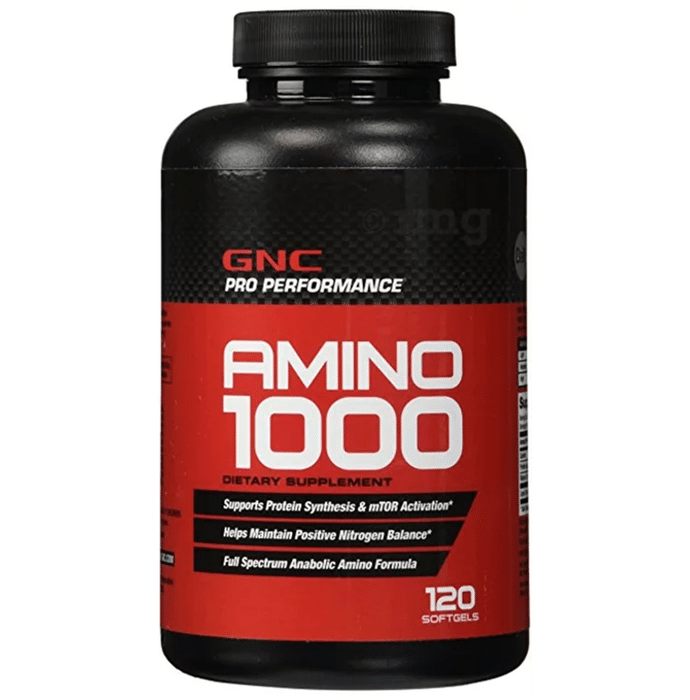 GNC Pro Performance Amino 1000 Soft Gelatin Capsule