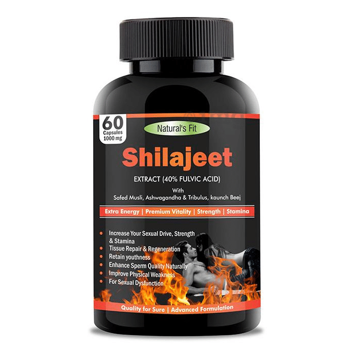 Natural's Fit Shilajit Extracts 1000mg Capsule
