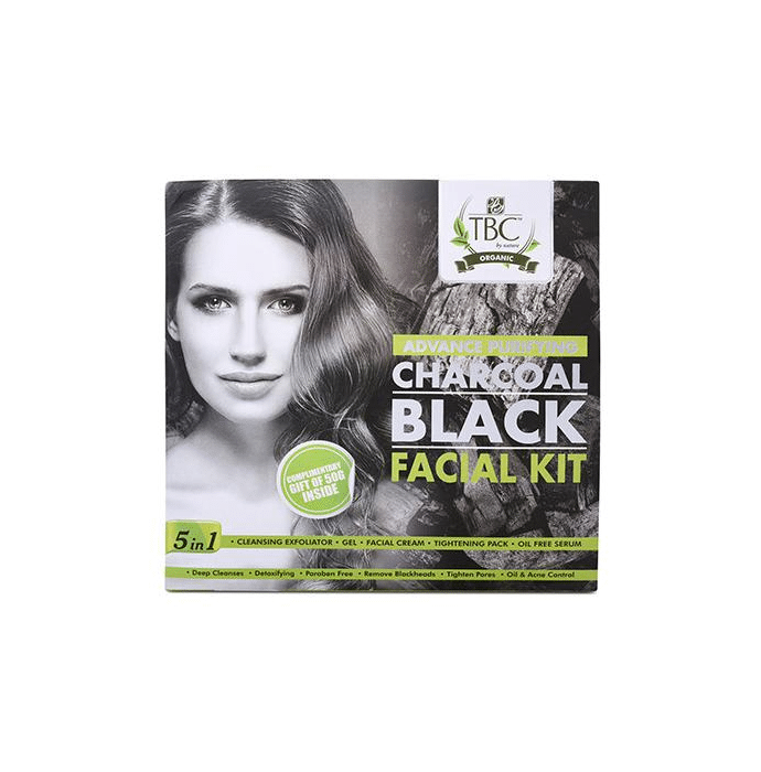 TBC Facial Kit (Complimentary Gift of 50gm Inside) Charcoal Black