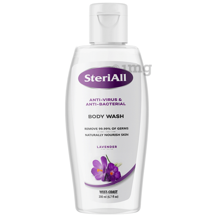 SteriAll Anti-Virus & Anti-Bacterial Body Wash Lavender