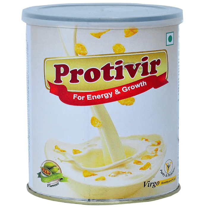 Virgo Healthcare Protivir Protein Powder for Energy & Growth Powder Cardamom