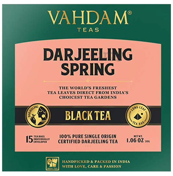 Vahdam Darjeeling Spring Teas Black Tea (2gm Each)
