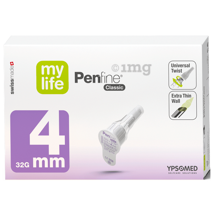 My life Penfine Classic Pen Needle 4mm 32G