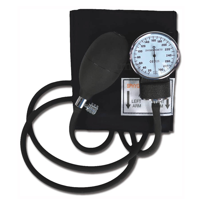 YBM BP01 Aneroid Sphygmomanometer Black