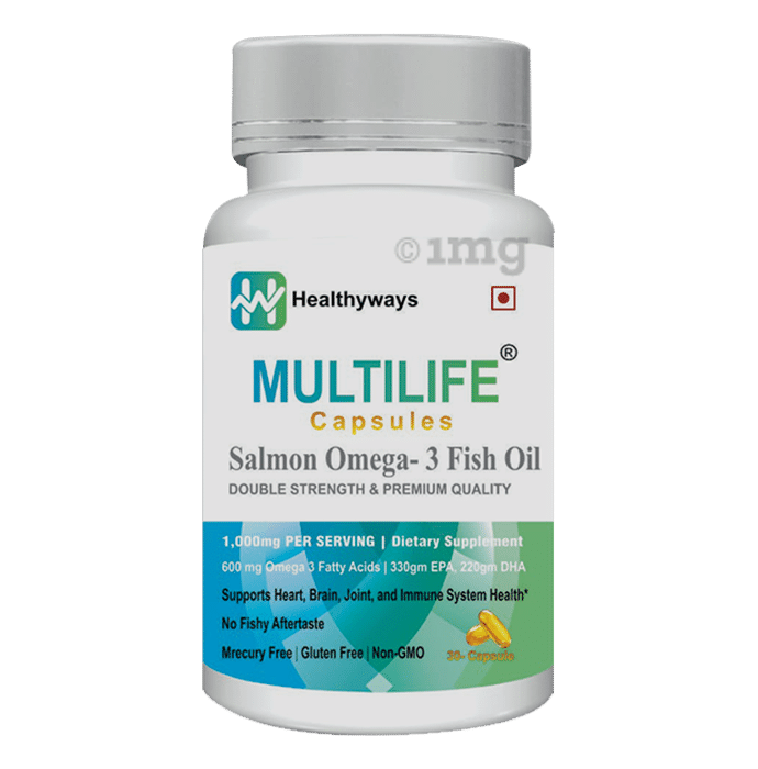 Multilife Capsule Salmon Omega 3 Fish Oil Double Strength