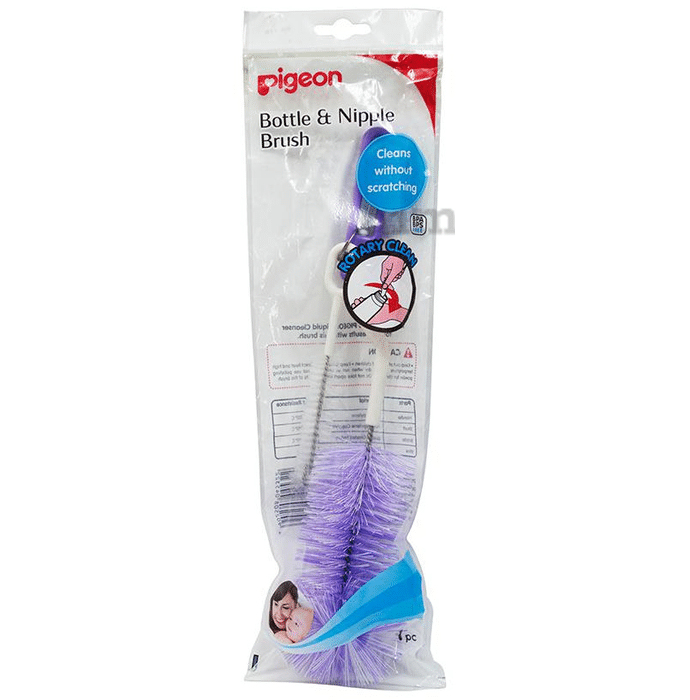 Pigeon Bottle and Nipple Brush Blue Buy packet of 1.0 Bottle Cleaning Brush at best price in