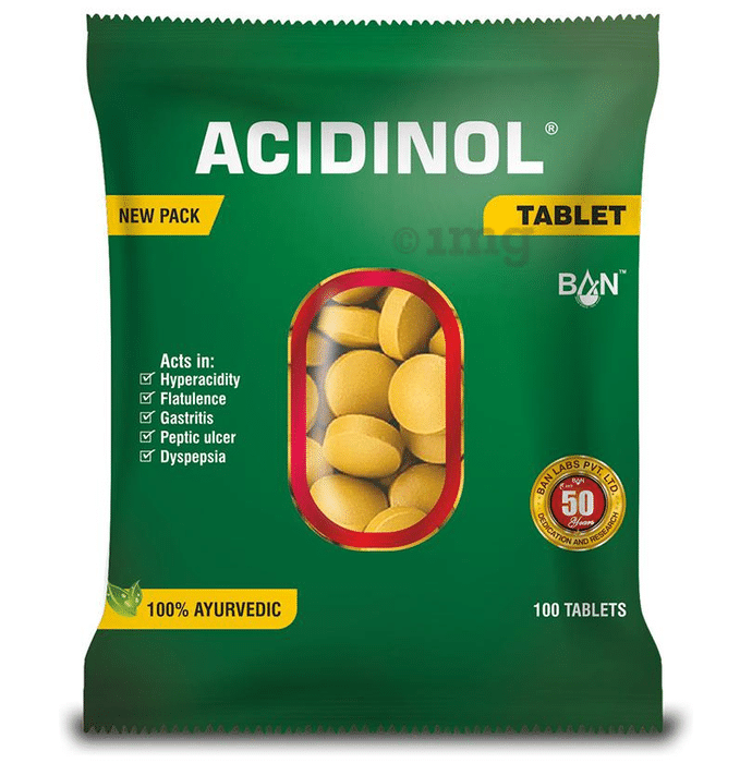 Acidinol Tablet Improves Digestion & Helps in Acidity and Bloating