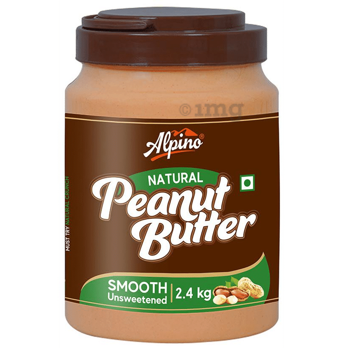 Alpino Natural Smooth Unsweetened Peanut Butter