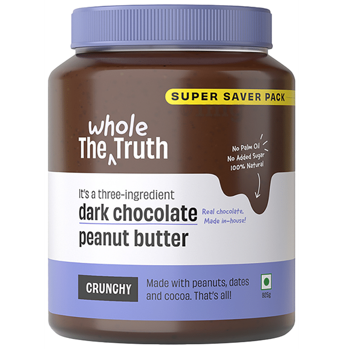 The Whole Truth Dark Chocolate Peanut Butter Crunchy Super Saver Pack