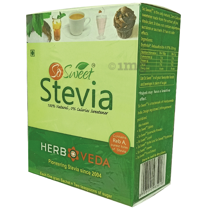 So Sweet Stevia Sugar Free Sweetener Sachet