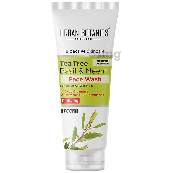Urban Botanics Tea Tree, Basil &  Neem Face Wash