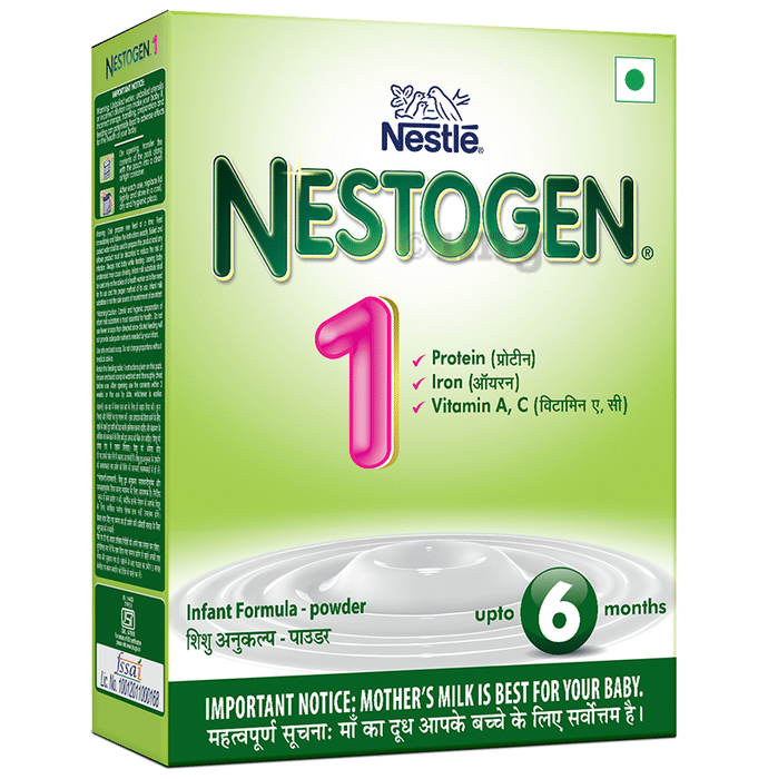 Nestle Nestogen 1 Infant Formula with Protein, Iron, Vitamin A & C | Powder